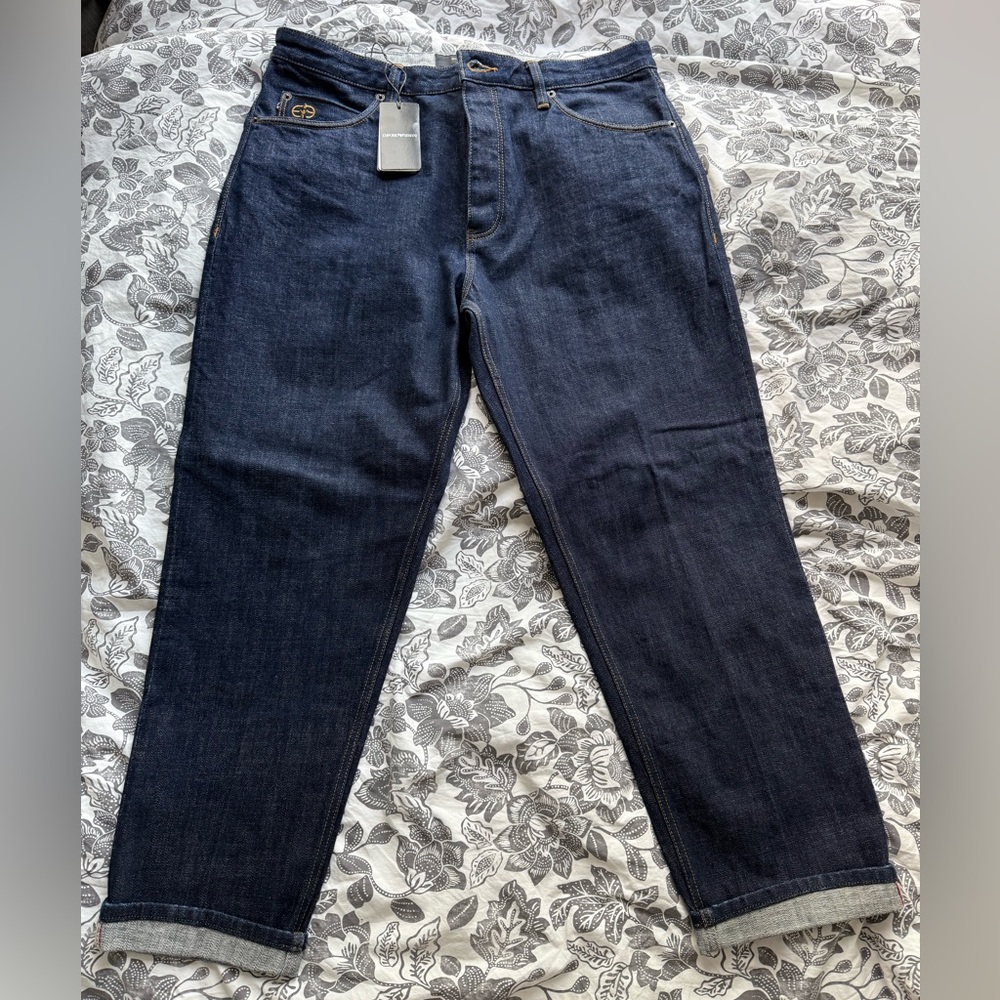 EA7 selvedge jeans
